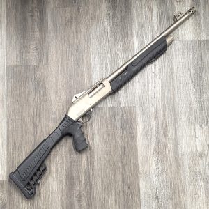 Used Dickinson XX3D-M Marine 12 Gauge 18.5" Pump-Action Shotgun - Nickel/Black