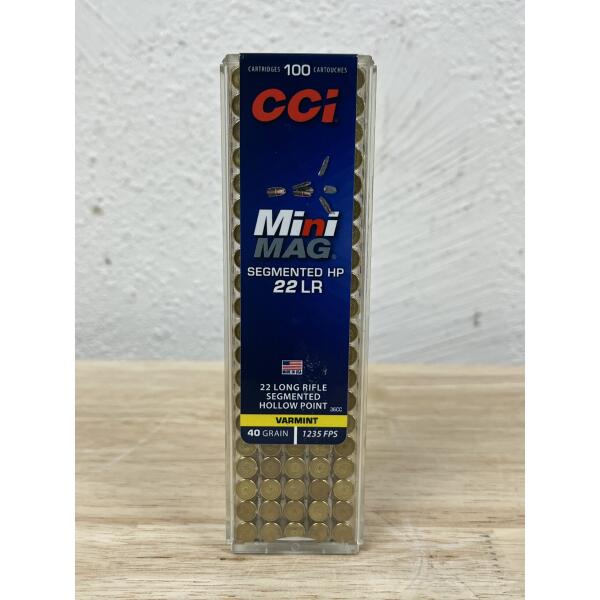 CCI MiniMag Segmented HP 22 LR - Box of 100