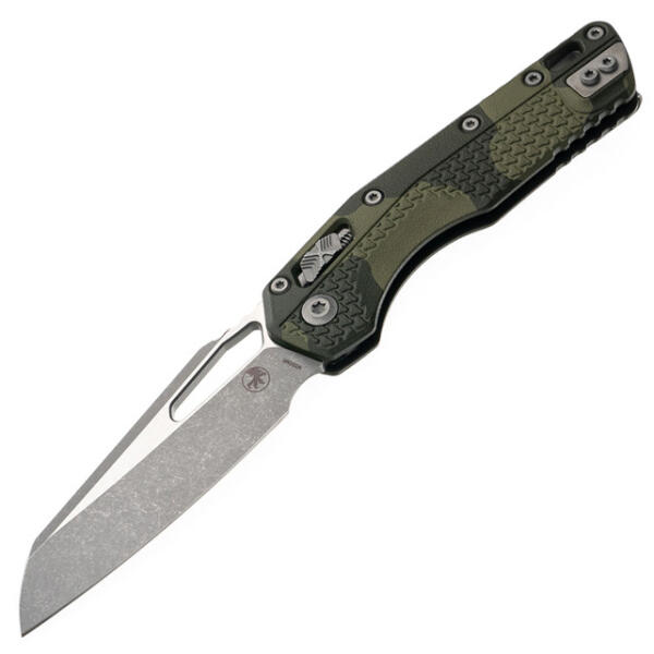 Microtech MSI RAM-LOK Folding Knife 4" Apocalyptic Modified Sheepsfoot Plain - Olive Camo