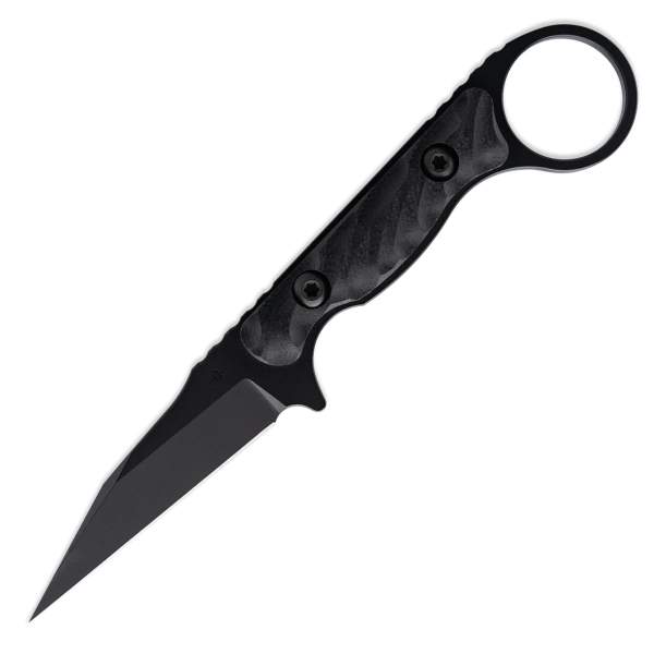 Toor Knives Jank Shank W Fixed Blade 3″ CPM-M4 GunKote Wharncliffe – SOCOM Black