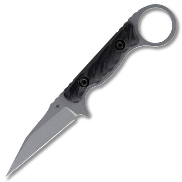 Toor Knives Jank Shank W Fixed Blade 3″ CPM-M4 GunKote Wharncliffe – Phantom Grey