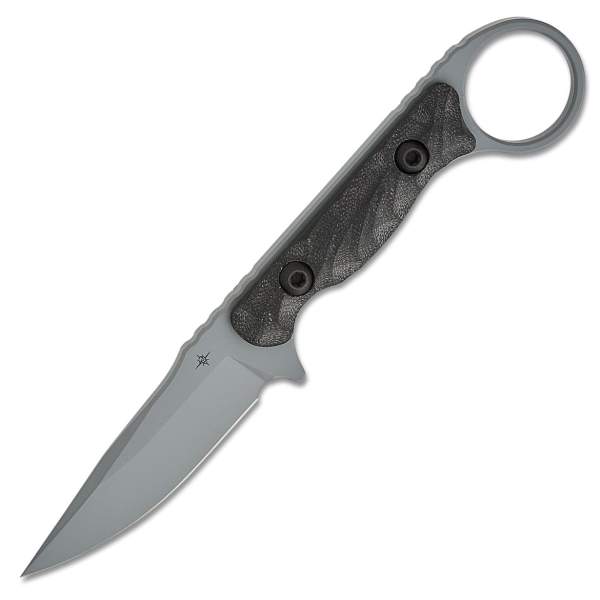 Toor Knives Jank Shank S Fixed Blade 3″ CPM-M4 SOCOM Clip Point – Phantom Gray