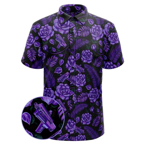 Retro Rifle "Shotgun Safari V2 (Purple)" Button Down