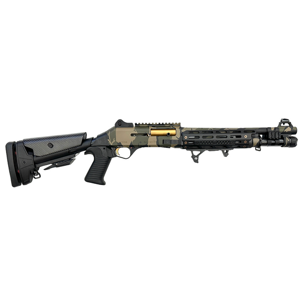 Orthos Raider S4 12GA 14" Short-Barrel Shotgun - Woodland Camo Elite