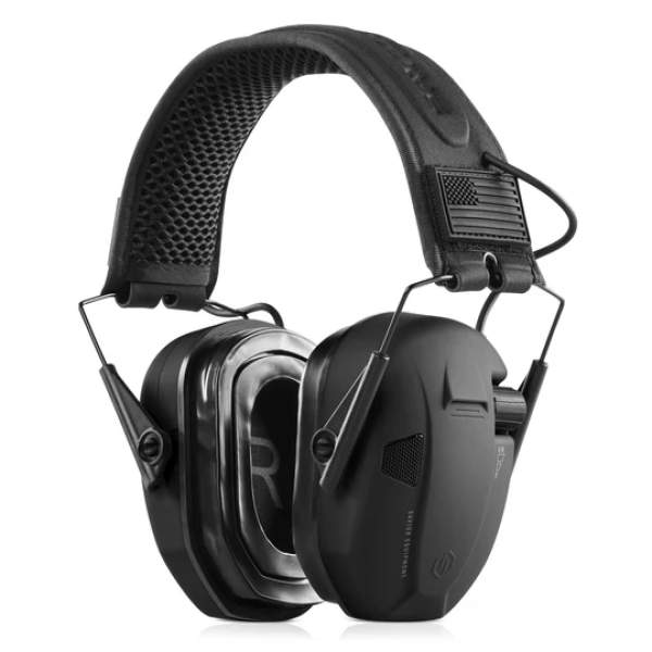 Savior Equipment Apollo Electronic Shooting Earmuffs - Obsidian