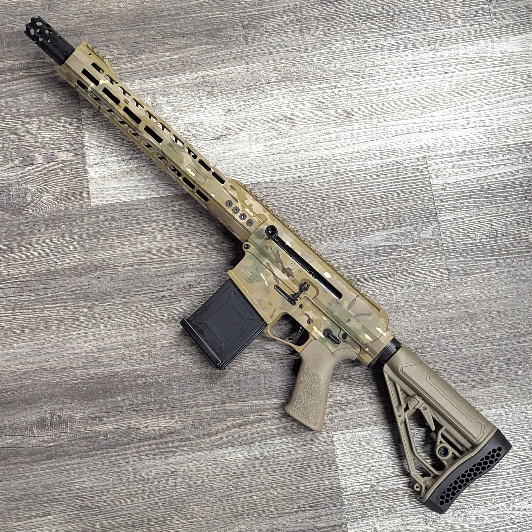 Genesis Arms Gen-12 SBM 12GA 14.5" Semi-Auto SBS - Multi-Camo Cerakote - Image 2