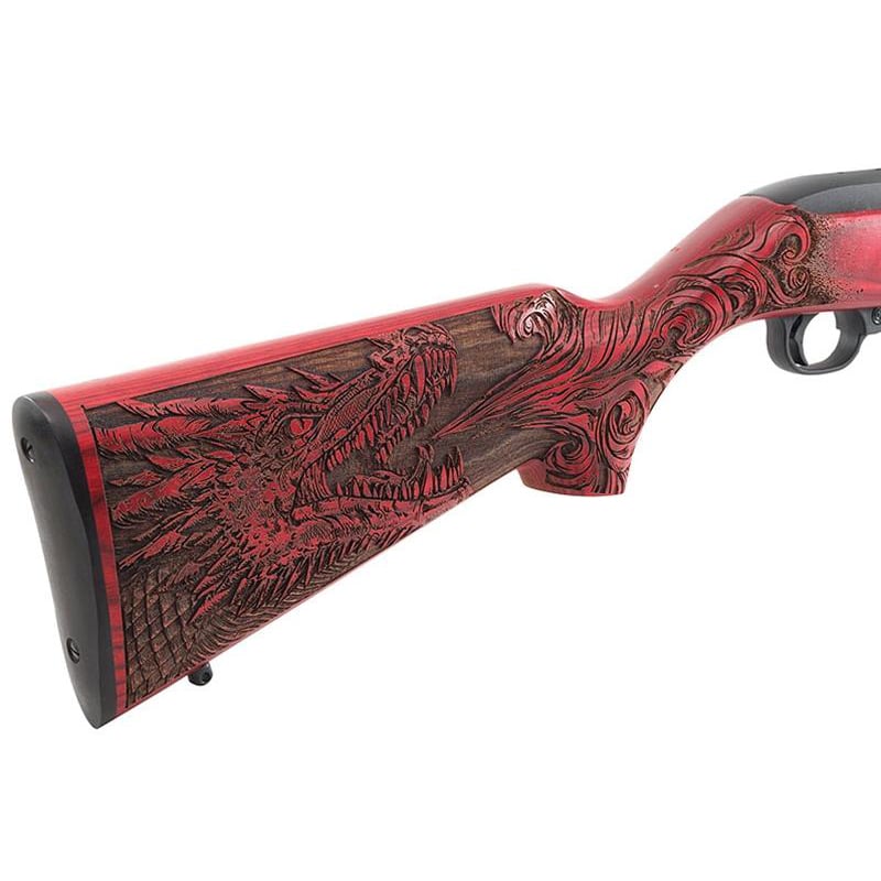 Ruger 10/22 Red Dragon .22LR 18.5" Rifle - Red Laminate - Image 2