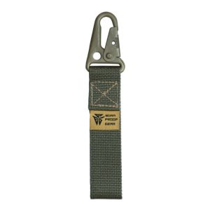 Burn Proof Gear Snap Hook Keychain - OD Green