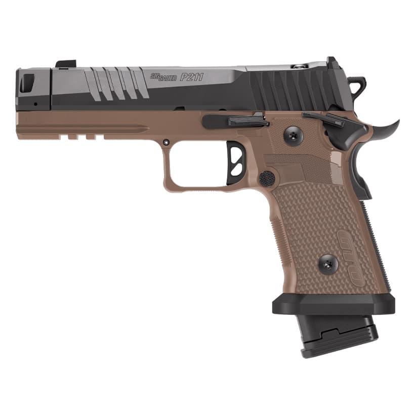 Sig Sauer P211 GTO Combat 9mm 4.4" DS 1911 Pistol - Image 2