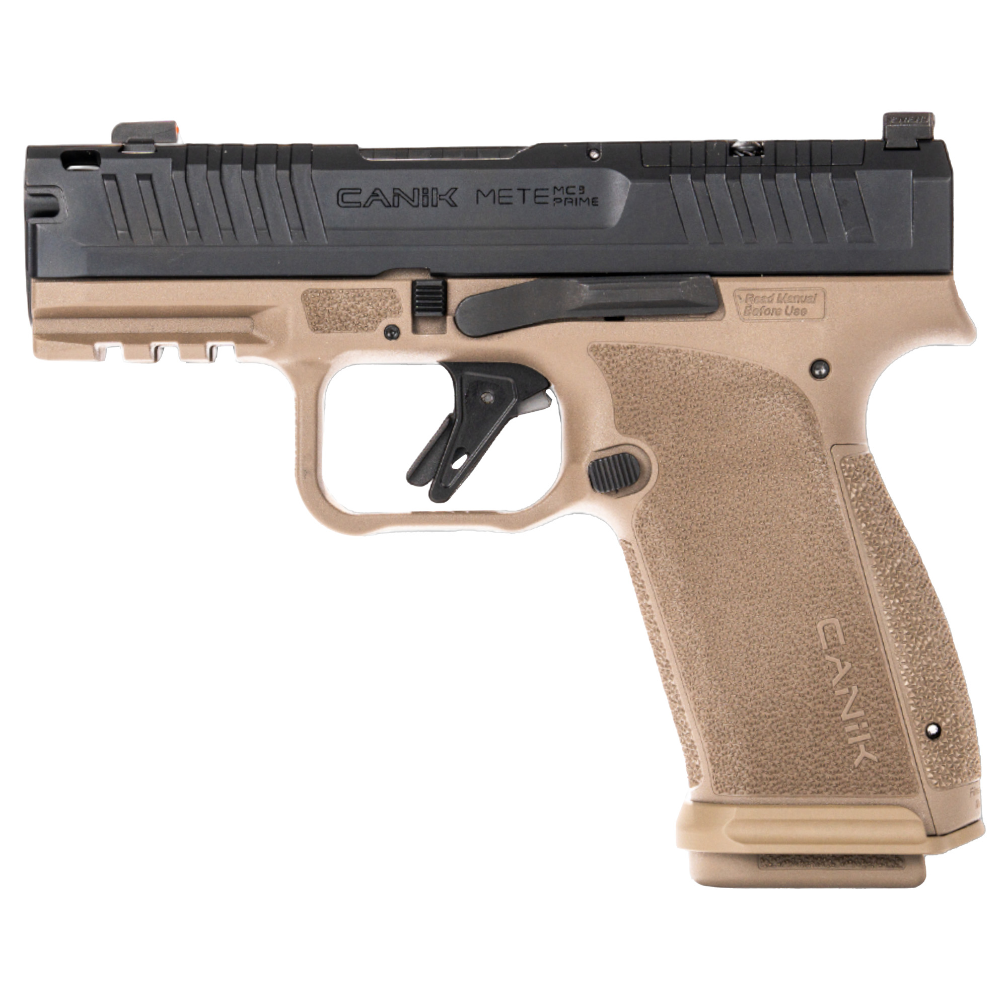 Canik Mete MC9 PRIME 9mm 3.64" Pistol - Black/FDE