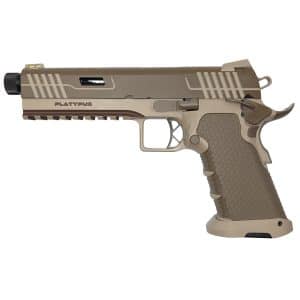 Stealth Arms Platypus 17 Threaded 9mm 5" DS 1911 Pistol - FDE
