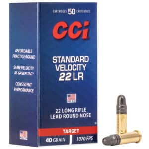 CCI Standard Velocity Target 22LR 40Gr - Box of 50