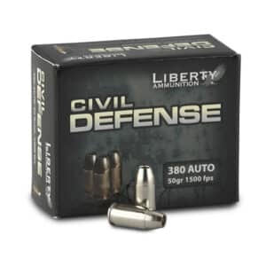 Liberty Ammunition Civil Defense .380 ACP Fragmenting Copper Hollow Point (Lead Free) - 20 Round Box